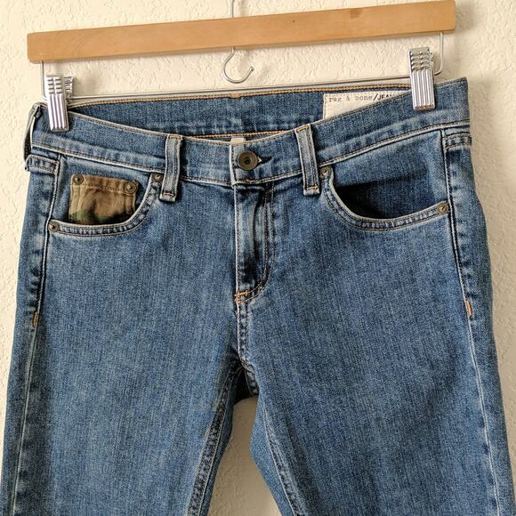 rag & bone The Dre Boyfriend Skinny Killburn Camo Patch Pocket Women's 25 $275 - Picture 4 of 10